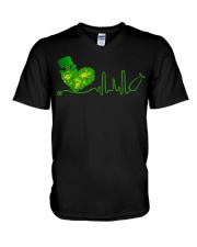 Irish Nurse St Patricks Day V-Neck T-Shirt tile