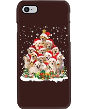 Golden Retriever Christmas Socks Phone Case tile