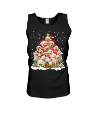 Golden Retriever Christmas Socks Unisex Tank tile