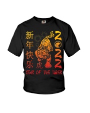 Happy Chinese New Year 2022 Year Of The Tiger Youth T-Shirt tile