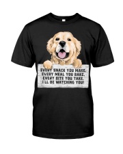 labrador retriever Every Bite You Take I'll Be Watching You Classic T-Shirt front