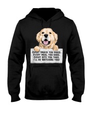 labrador retriever Every Bite You Take I'll Be Watching You Hooded Sweatshirt tile