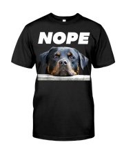 Rotweiller Nope Classic T-Shirt front