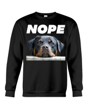 Rotweiller Nope Crewneck Sweatshirt tile