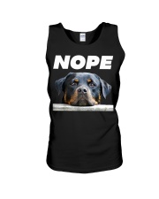 Rotweiller Nope Unisex Tank tile