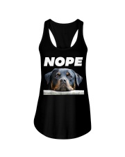 Rotweiller Nope Ladies Flowy Tank tile