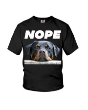 Rotweiller Nope Youth T-Shirt tile