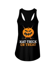 Hockey hat trick or treat Ladies Flowy Tank tile