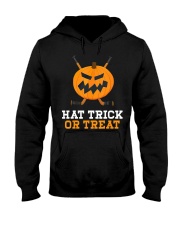 Hockey hat trick or treat Hooded Sweatshirt tile