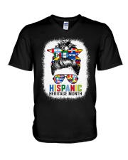 HIspanic Heritage 21 V-Neck T-Shirt tile