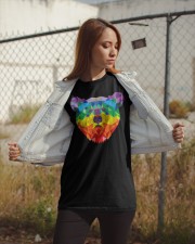 Geometric Bear LGBT Rainbow Flag Gay PRIDE Classic T-Shirt apparel-classic-tshirt-lifestyle-07