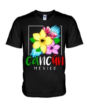 Cancun Mexico V-Neck T-Shirt tile
