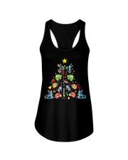 Ice Hockey Christmas Ornament Ladies Flowy Tank tile