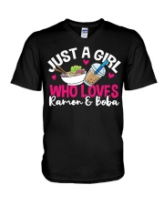 Bubble Tea Ramen Boba V-Neck T-Shirt tile