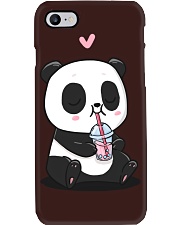 Panda Is Drinking Boba Bubble Tea Phone Case tile