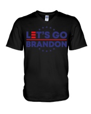 Let's Go Brandon V-Neck T-Shirt tile