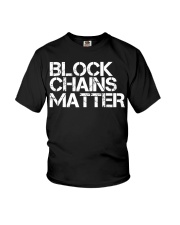 Bitcoin BLOCK CHAINS MATTER Youth T-Shirt tile