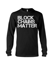 Bitcoin BLOCK CHAINS MATTER Long Sleeve Tee tile