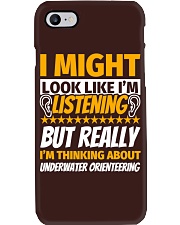 Underwater orienteering Look Like Im Listening Phone Case tile