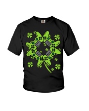 Video Game Shamrock Youth T-Shirt tile