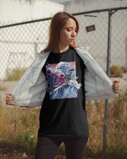 Vaporwave Axolotl The Great Wave Classic T-Shirt apparel-classic-tshirt-lifestyle-07