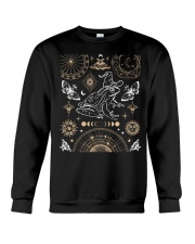 Frog Wizard Hat Moon Dark Academia Aesthetic Cottagecore Crewneck Sweatshirt tile