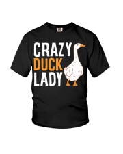 Crazy Duck Lady Youth T-Shirt tile