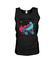 Funny Roller Skating Unisex Tank tile