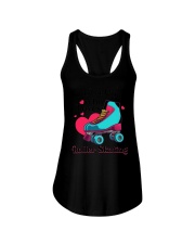 Funny Roller Skating Ladies Flowy Tank tile