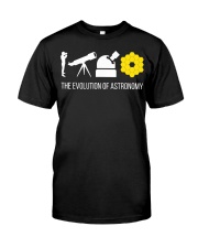 Evolution Of Astronomy Telescope Classic T-Shirt front