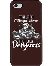 Take care of dangerous Motorcycle Phone Case tile