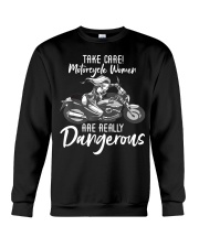 Take care of dangerous Motorcycle Crewneck Sweatshirt tile