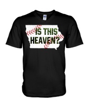 Field Of Baseball Heaven Dreams V-Neck T-Shirt tile