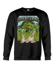 Orienteering Navigating Nature Terrain Paths Crewneck Sweatshirt tile