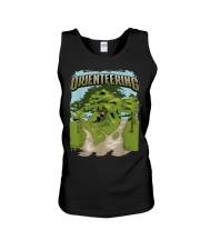 Orienteering Navigating Nature Terrain Paths Unisex Tank tile