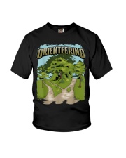 Orienteering Navigating Nature Terrain Paths Youth T-Shirt tile