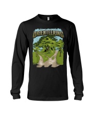 Orienteering Navigating Nature Terrain Paths Long Sleeve Tee tile