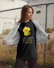 I Like Ducks And Maybe 3 People Funny Classic T-Shirt apparel-classic-tshirt-lifestyle-07