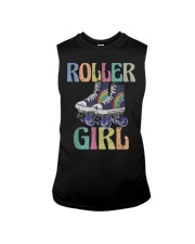 Retro Roller Girl T Shirt Vintage Skating Sleeveless Tee tile