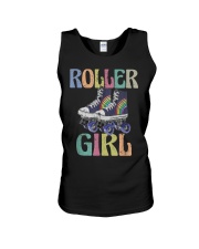 Retro Roller Girl T Shirt Vintage Skating Unisex Tank tile