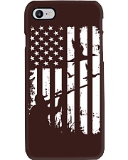 Vintage American USA Flag Duck Hunting Phone Case tile