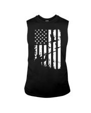 Vintage American USA Flag Duck Hunting Sleeveless Tee tile