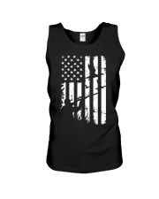 Vintage American USA Flag Duck Hunting Unisex Tank tile