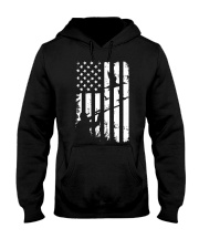 Vintage American USA Flag Duck Hunting Hooded Sweatshirt tile