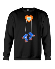 Retro Pocket Heart Vintage Roller Skating Crewneck Sweatshirt tile