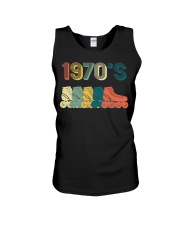 Roller Skate 70s Retro Unisex Tank tile