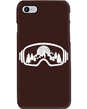 Ski Snowboard Shirt Goggles Skiing Snow Mountain Winter Gift T-Shirt Phone Case tile