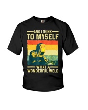 Blacksmith And I think to myself what a wonderful weld Youth T-Shirt tile