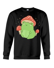 Cute Frog Mushroom Hat - Cottagecore Aesthetic Crewneck Sweatshirt tile