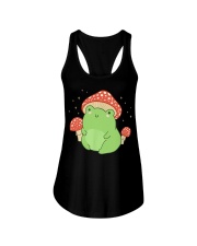 Cute Frog Mushroom Hat - Cottagecore Aesthetic Ladies Flowy Tank tile